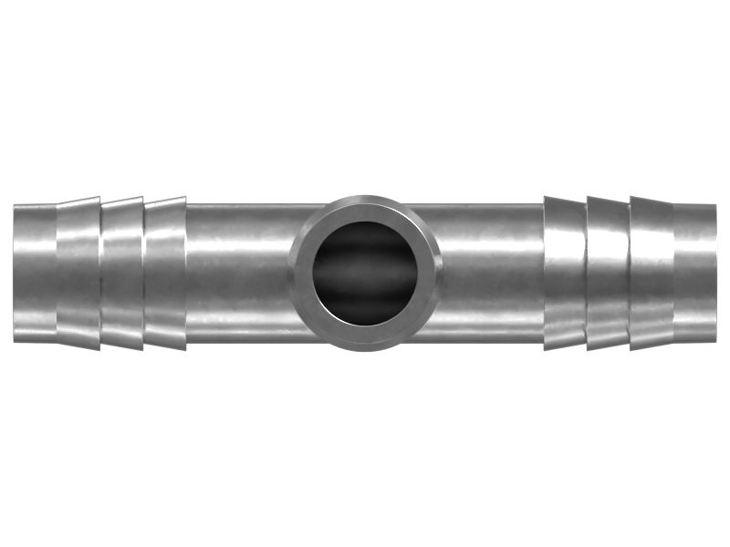 Тройник с заусеницами для шлангов