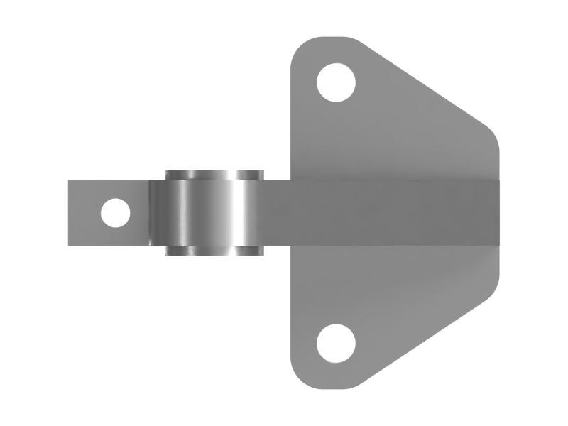 Опора камнезащитного и антивандального ограждения