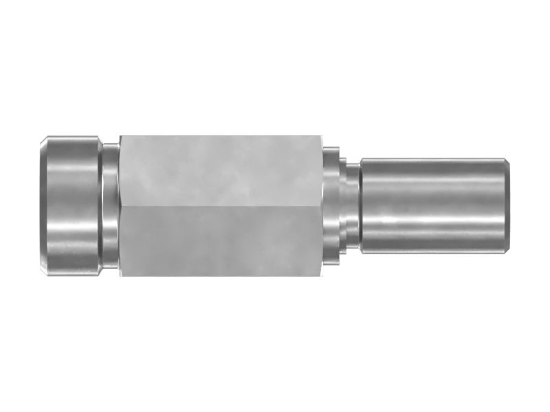 Тройниковый переходник от наружной резьбы к наружной резьбе с уплотнительным кольцом в переборке