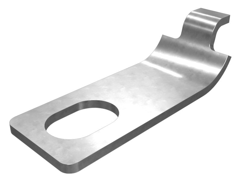 Нижний зажим для одной трубки, внутренний диаметр 25,40 мм