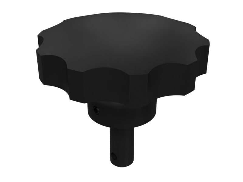 Зажимная рукоятка в форме 10-лучевой звездочки