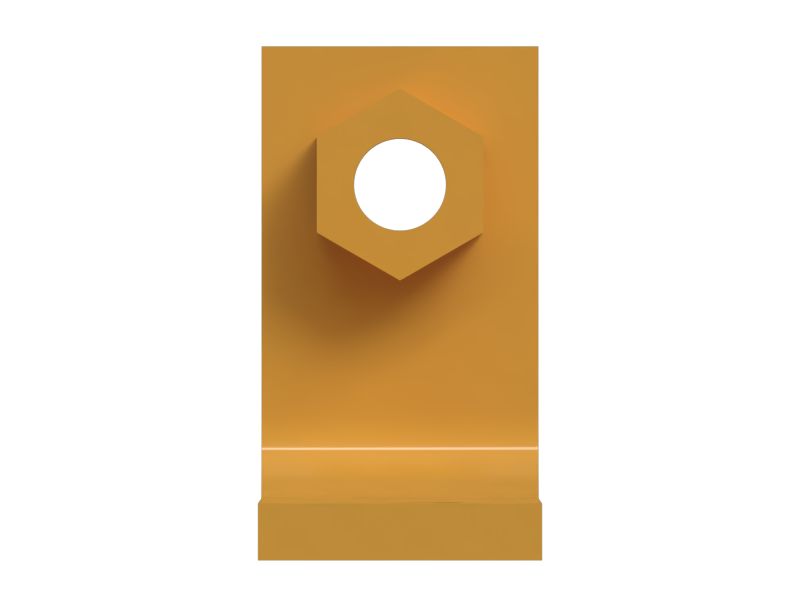 Кронштейн прокладки 90 градусов толщиной 6 мм