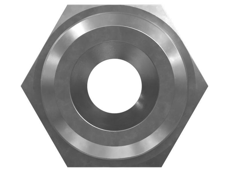 Прямой переходник с шестигранной головкой (11/16-16 X 3/8-18 NPTF)