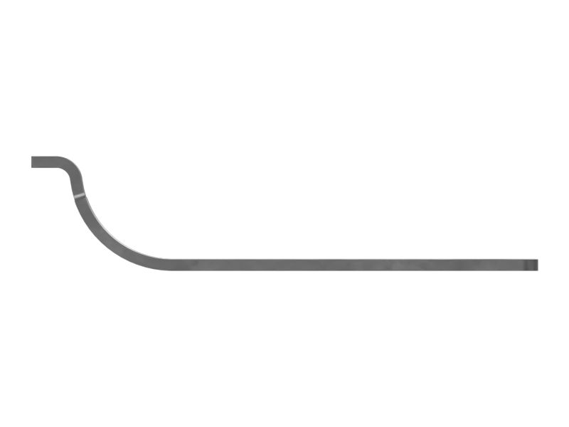 Зажим с половинным выступом для двух трубок, 65,00 мм