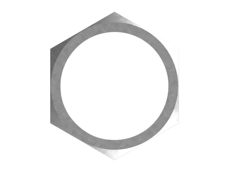 Шестигранная переборная гайка с резьбой 1-11/16-12