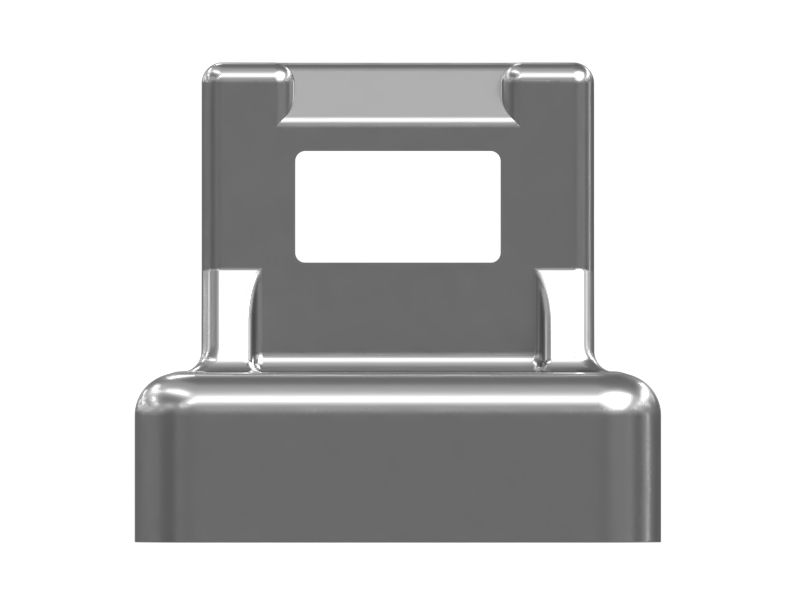 Зажим для одной трубы длиной 50,00 мм