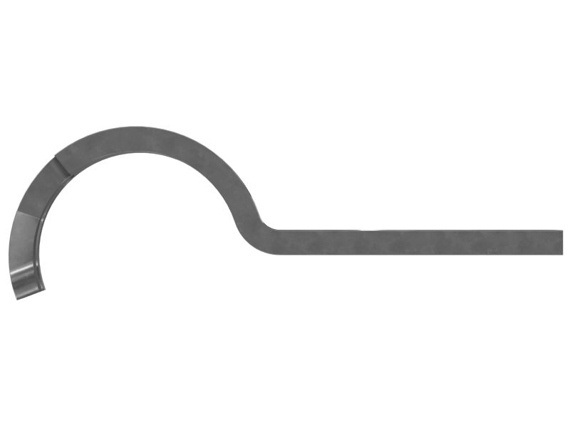 Половинный зажим для одной трубки, внутренний диаметр 25,40 мм