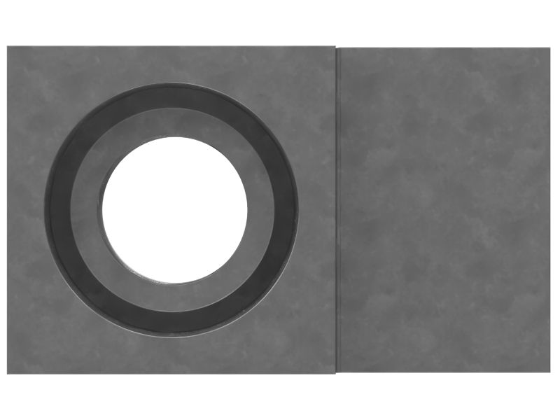 Тройниковый переходник, длина 56,90 мм