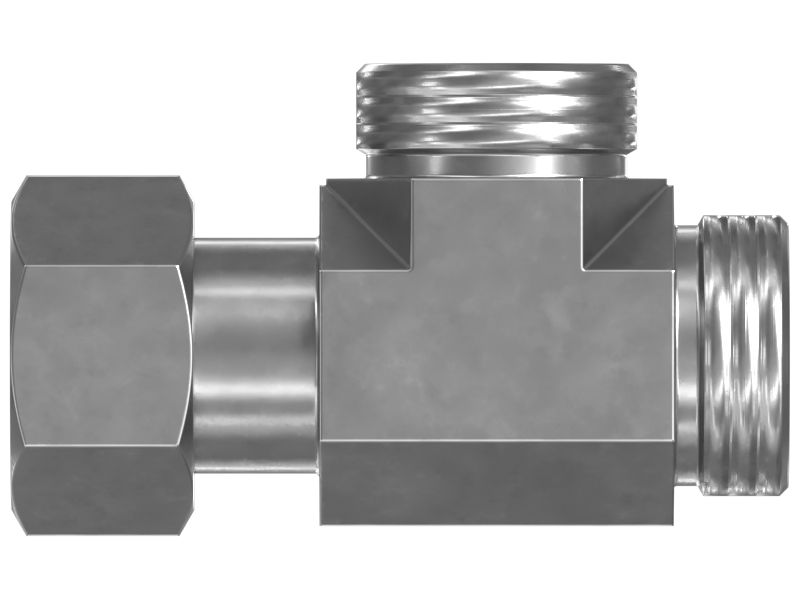 Тройниковый переходник с шестигранной головкой и уплотнительным кольцом