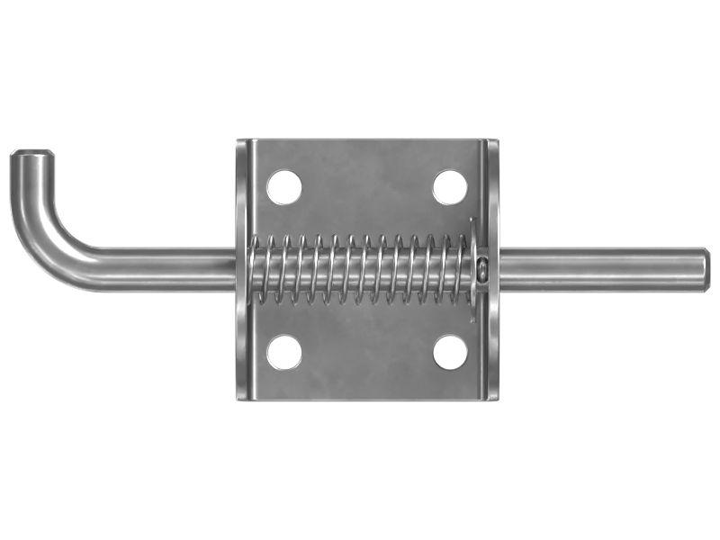 Пружинная защелка поручня