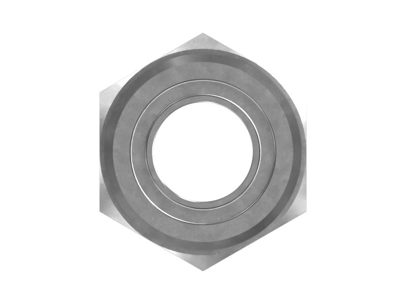 Адаптер прямого типа с шестигранной головкой и уплотнительным кольцом 1-3/16-12