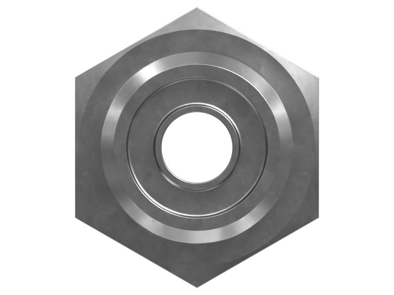 Прямой переходник с шестигранной головкой (11/16-16 X 1/2-14 NPTF)