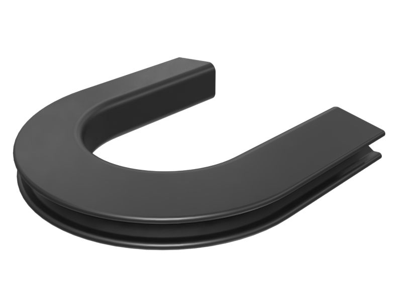 Текстурная виниловая объемная стыковая накладка, ширина 13,2 мм