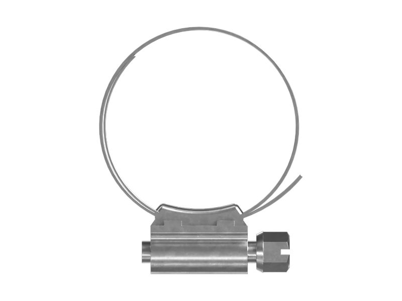 Шланговой хомут минимального диаметра 29,00 мм с гильзой