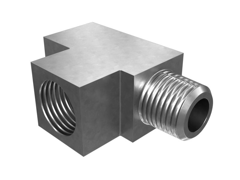 8L-6005: Тройниковый переходник, длина 56,90 мм