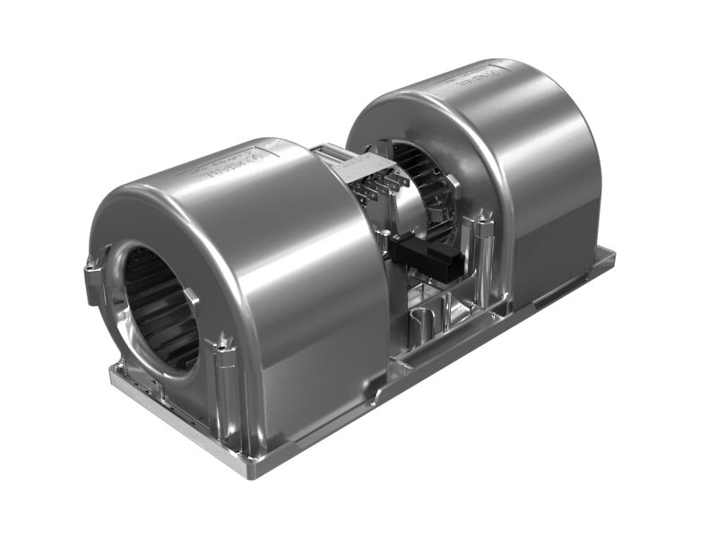 Нагнетательный вентилятор на 24 В с вентилируемым кожухом