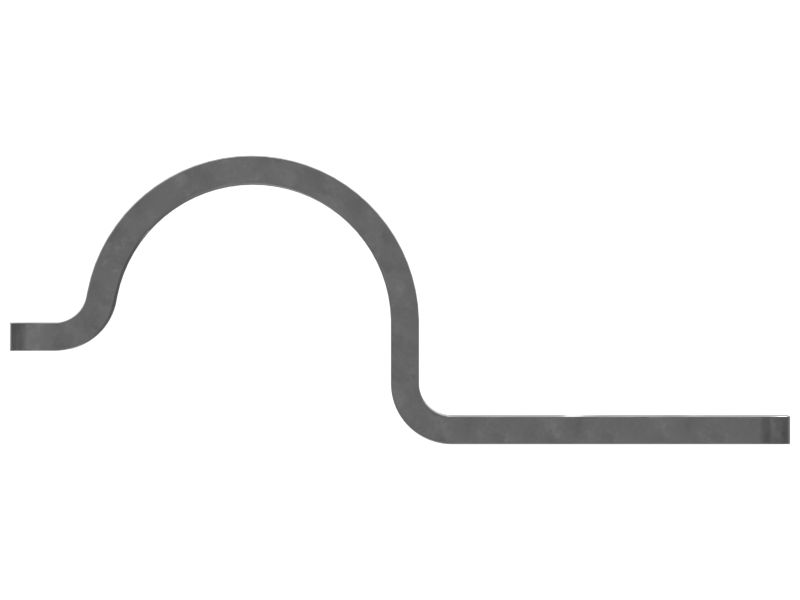 Верхний стальной зажим с внутренним диаметром 25,40 мм