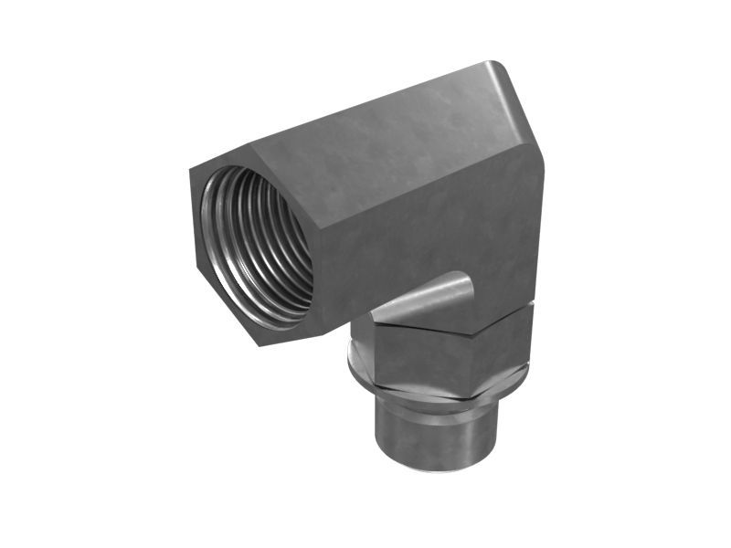 6V-3305: Переходной коленчатый патрубок, 90 градусов, длина 31,00 мм