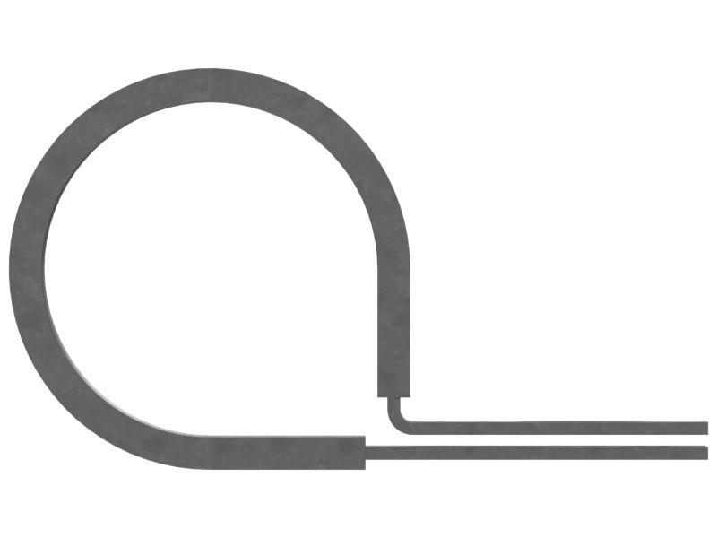 Зажим для трубки с внутренним диаметром 27 мм