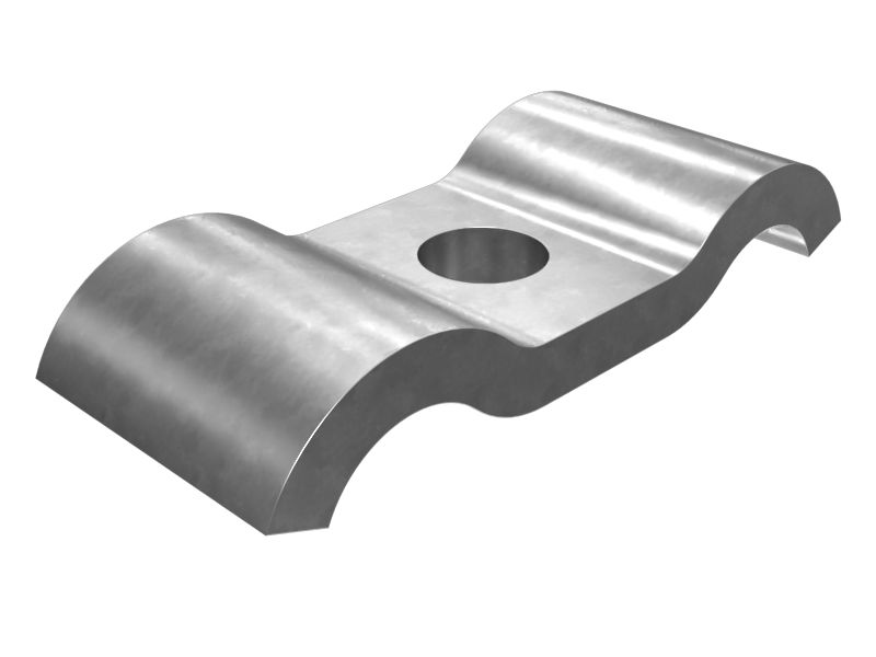 2P-4437: คลิปครึ่งห่วงท่อคู่ เส้นผ่านศูนย์กลางภายในเส้นผ่านศูนย์กลางภายใน 15.80 มม.