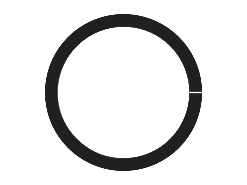 Резиновое уплотнение с внутренним диаметром 80,00 мм