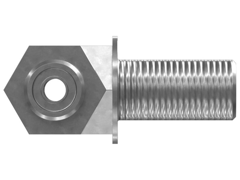 Тройниковый переходник от наружной резьбы к наружной резьбе с уплотнительным кольцом в переборке