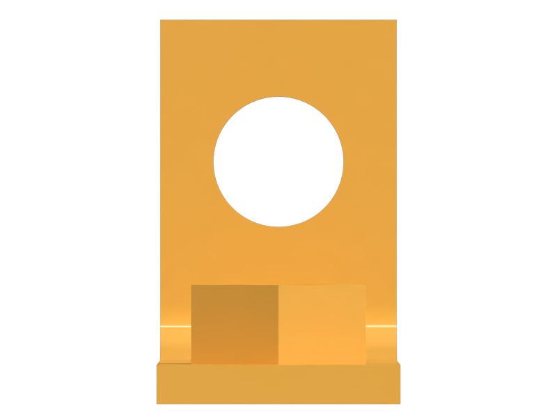 L кронштейн со сварной гайкой