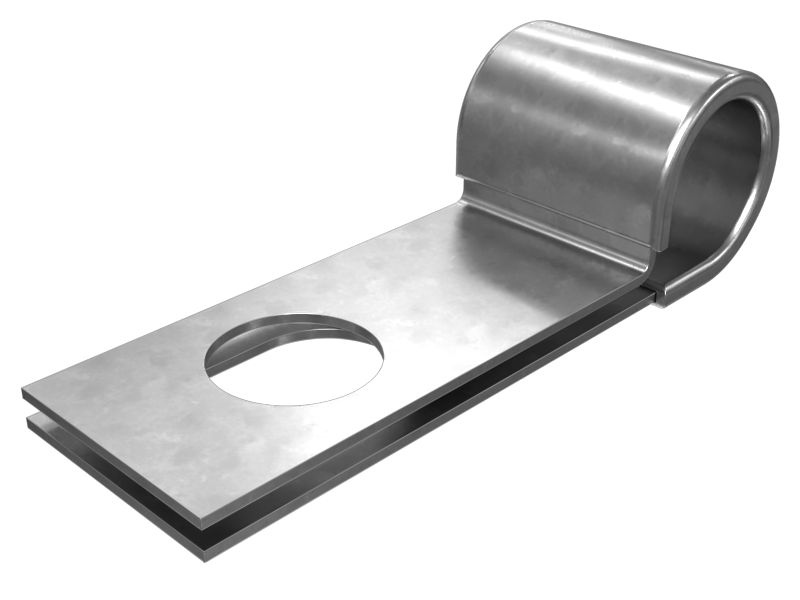 Петлевой зажим с минимальным внутренним диаметром 12,70 мм