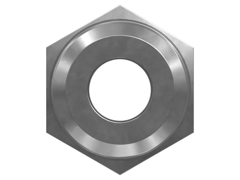 Прямой переходной ниппель с шестигранной головкой 1/8-27 NPTF