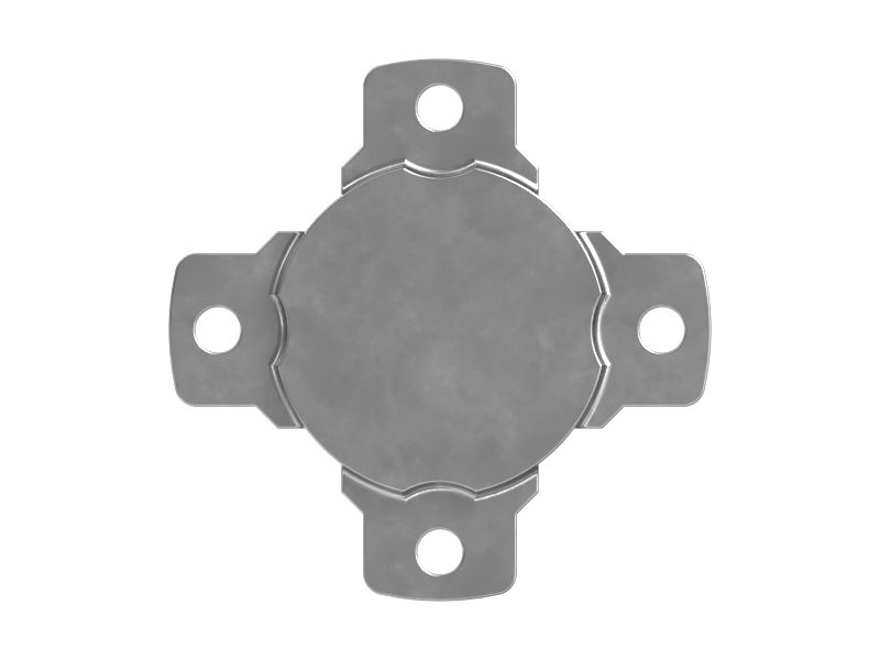 Опорная пластина вала толщиной 15,49 мм