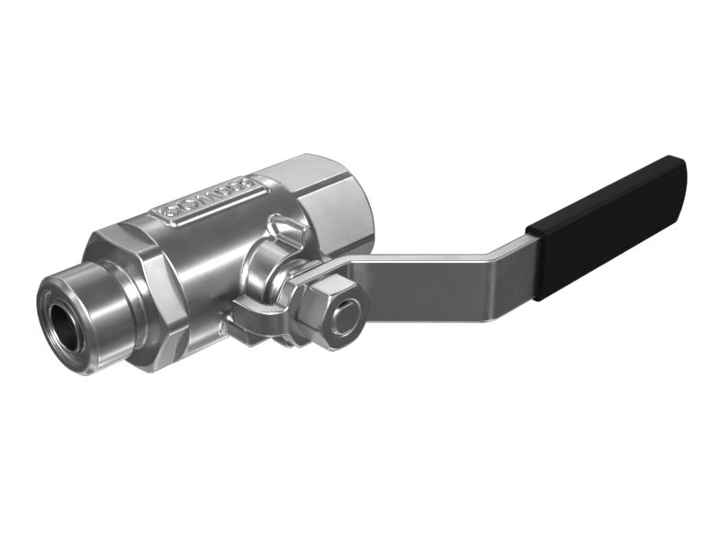 8T-5464: Латунный шаровой клапан, длина 71,40 мм