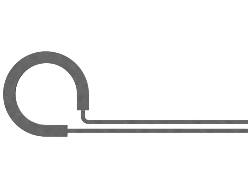 Петлевой хомут с внутренним диаметром 19,05 мм для одной трубки