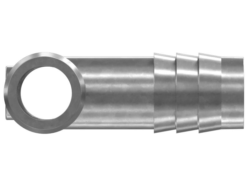 Тройник с заусеницами для шлангов