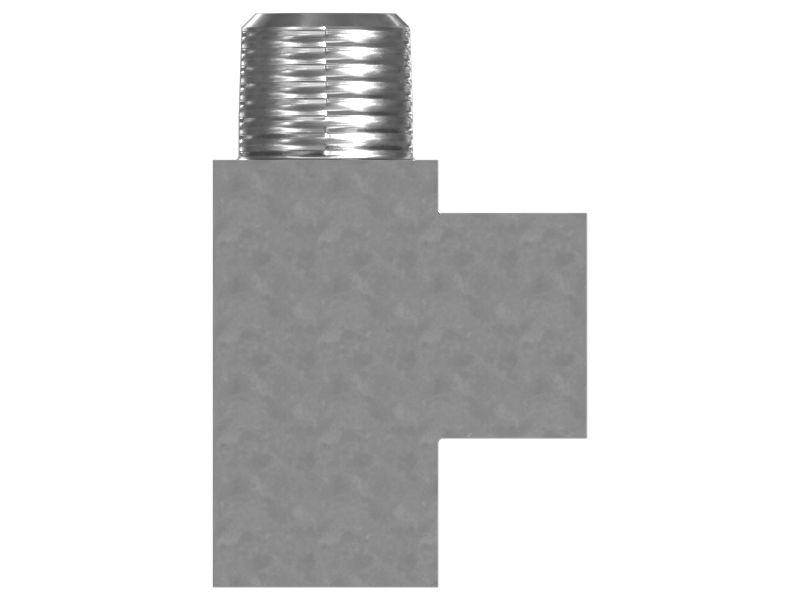 Тройниковый переходник, длина 56,90 мм