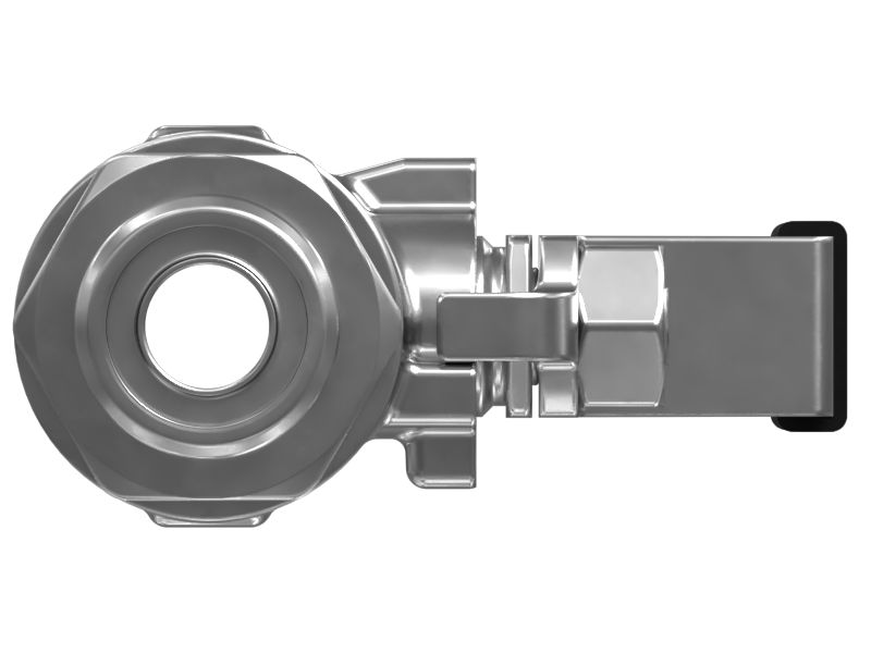 Латунный шаровой клапан, длина 71,40 мм