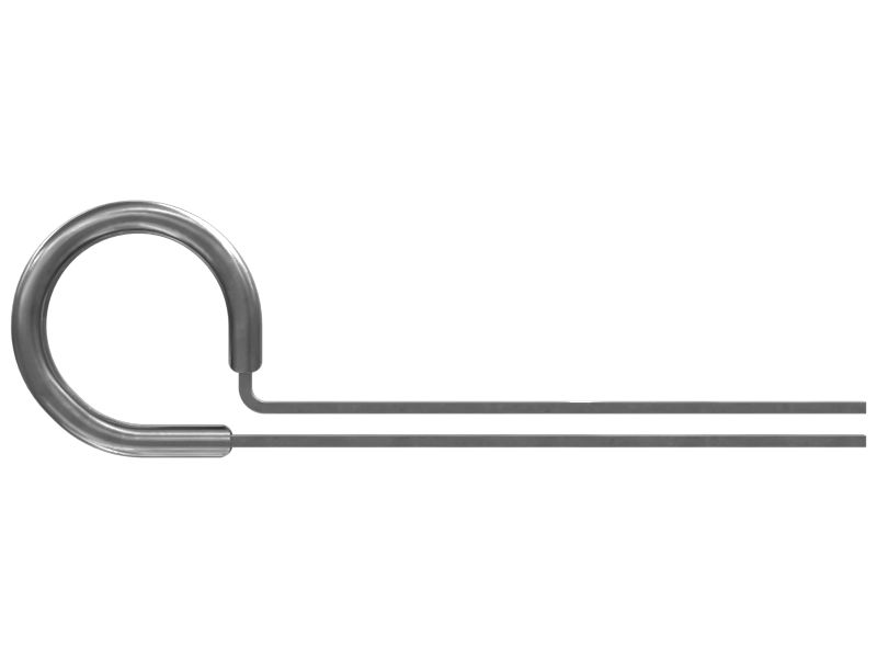 Петлевой зажим с минимальным внутренним диаметром 12,70 мм