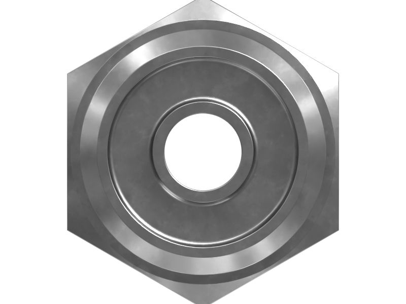 Прямой переходник с шестигранной головкой (9/16-18 X 1/8-27 NPTF)
