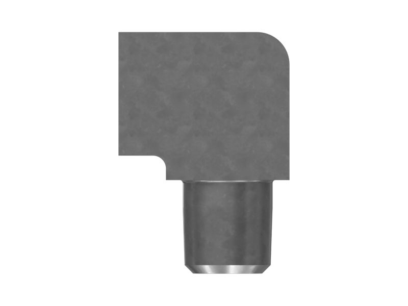 Коленчатый переходник 90 градусов 1/4-18 NPTF X 1/8-27 NPTF