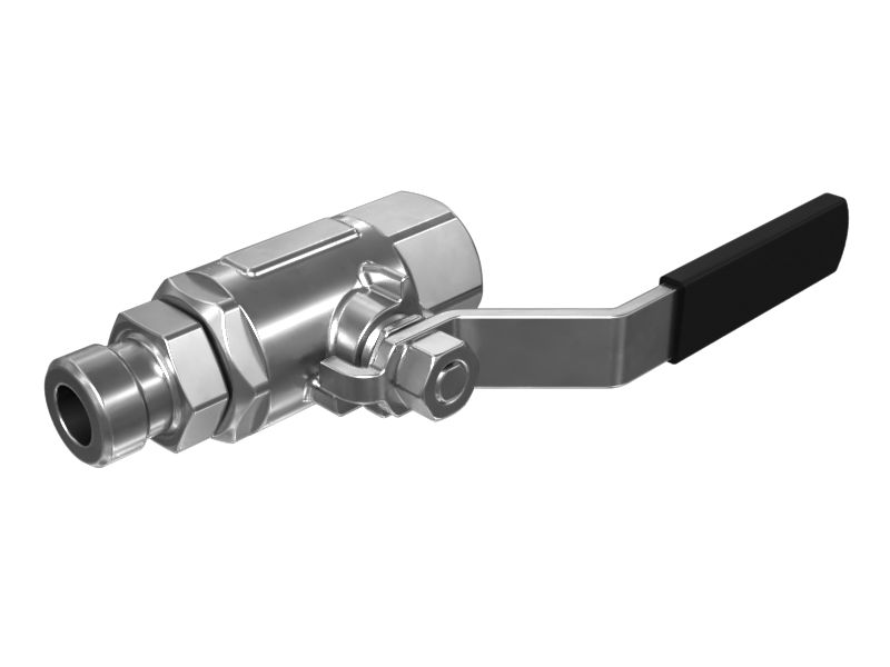 8T-0081: Шаровой кран с резьбой 3/4 дюйма