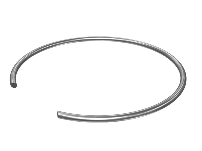 Duty Retaining Ring,0.093 Thk,PK10: Inch, External, Heavy-Duty, 0.093 in  Thick, Steel, 10 PK