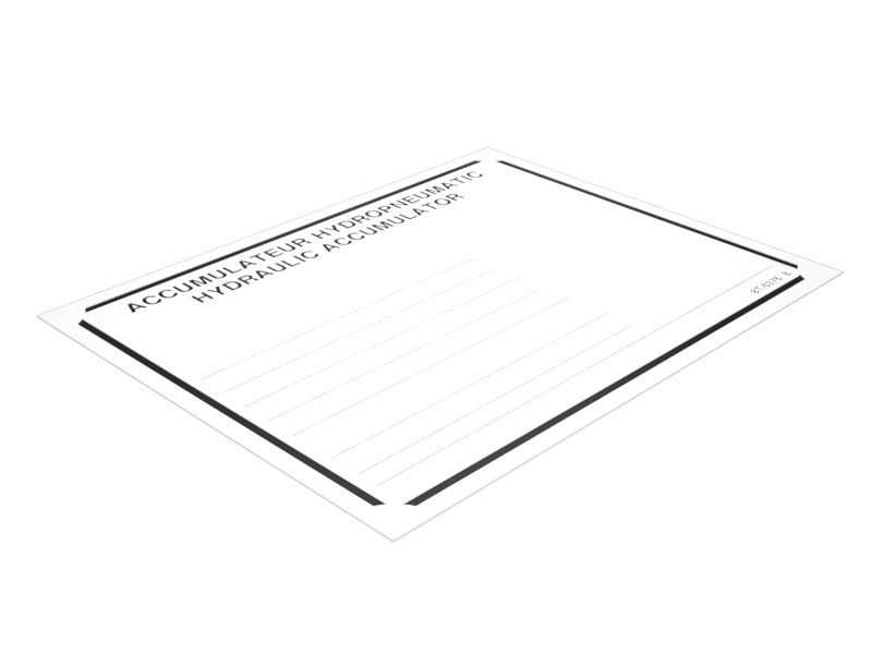 Пластина с инструкциями