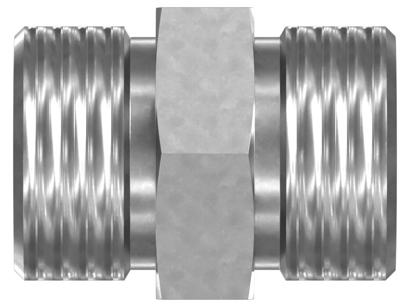 Прямой переходник с уплотнительным кольцом и шестигранной головкой 1-5/16-12