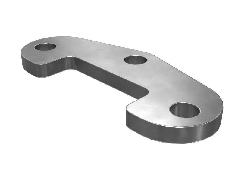 Фиксирующая пластина износостойкой ленты толщиной 10 мм