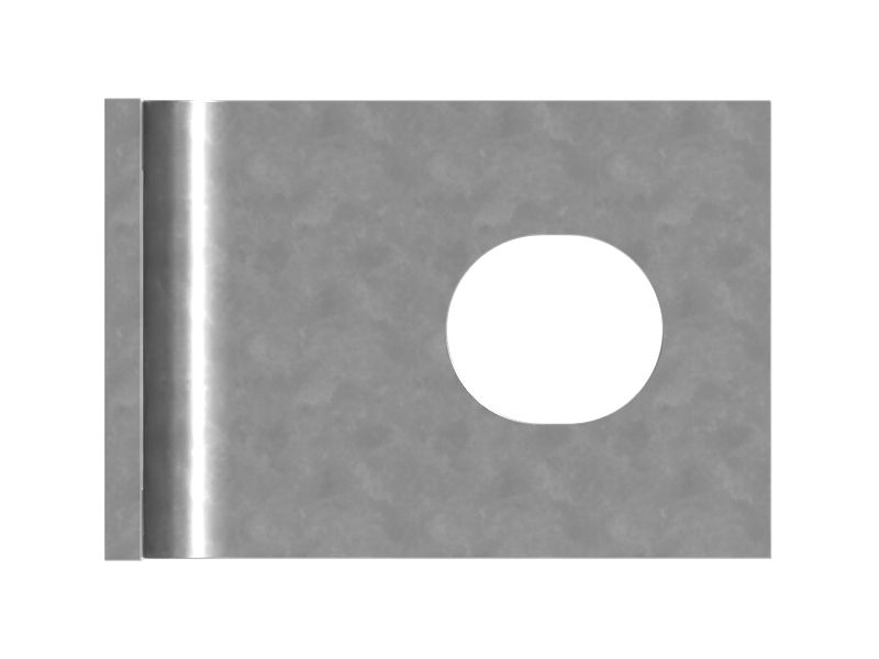 Полузажим для одной трубки с внутренним диаметром 9,52 мм