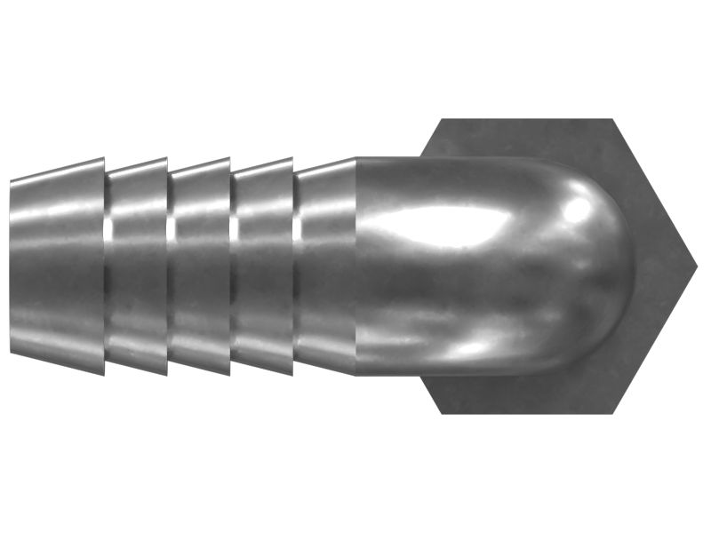 Нейлоновая вставка насоса для распыления воды локтем под углом 90 градусов