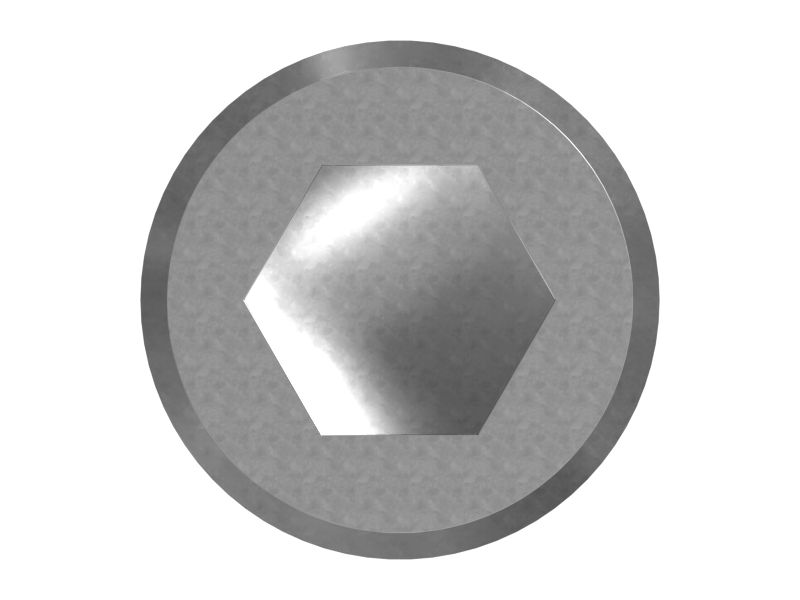 Заглушка с наружным шестигранником