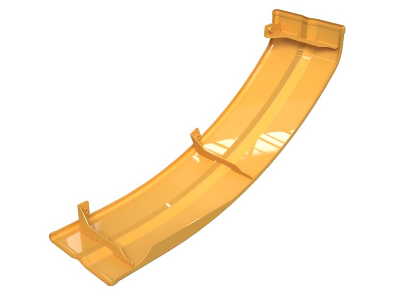 Широкое ограждение крыла 327 мм для кожуха верхней рамы