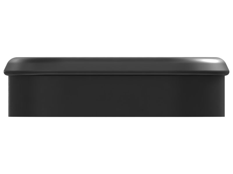 Овальная заглушка без резьбы длиной 116 мм