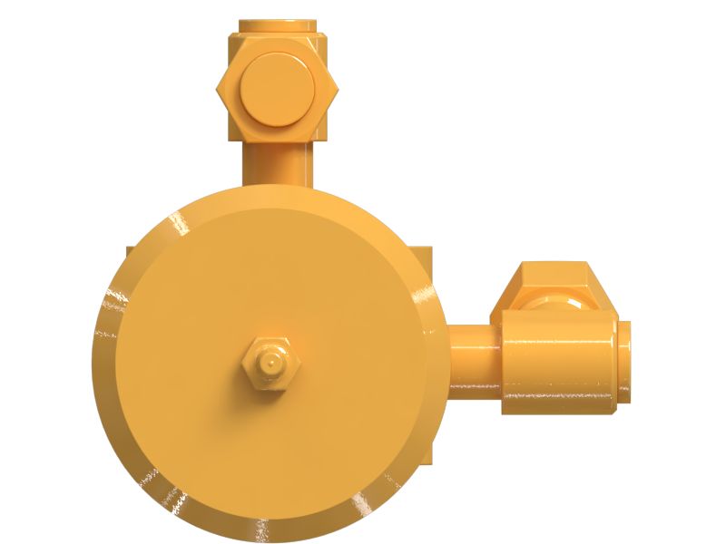 Цилиндр наклона с левой стороны