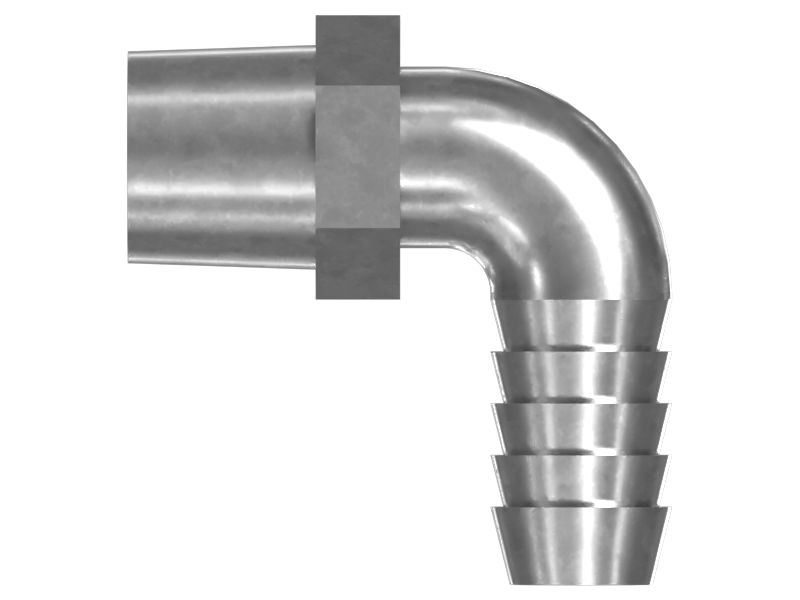 Нейлоновая вставка насоса для распыления воды локтем под углом 90 градусов